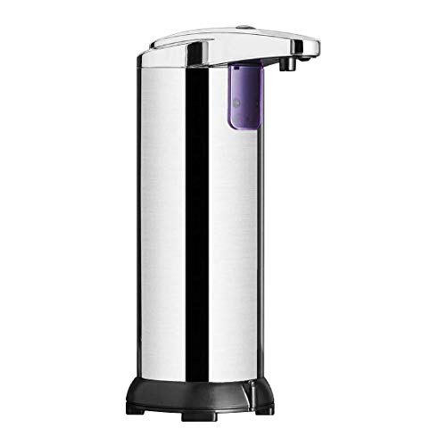 Preisvergleich Produktbild FullBerg 280ml Seifenspender Sensor Infrarot Automatischer Shampoospender Spender Edelstahl Geeignet für Krankenhaus, Badezimmer, Küchen, Hotels und Restaurants