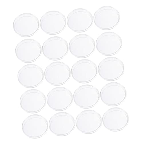 KICHOUSE 30pcs Set Petri Dish Seeding Petri DIY Petri Cell Dish Specimen Dish Laboratory Dish Lab Dish Petri Plate Science Project Supplies Plastic Transparent