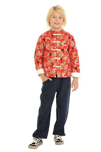Mud Kingdom Little Boys Tang Jacket Chinese New Year Traditional Retro2