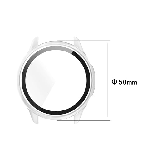 Image of Removable Screen Protector Watch Case Cover Compatible with Amazfit | Realme | Redmi Anti Scratch 360 Full Bumper Cover Shockproof Cases for Men and Women (Amazfit GTR 2 / 2e (Pink))