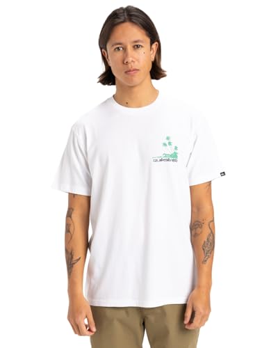 Quiksilver Palm Lines Maglietta a Maniche Corte Uomo