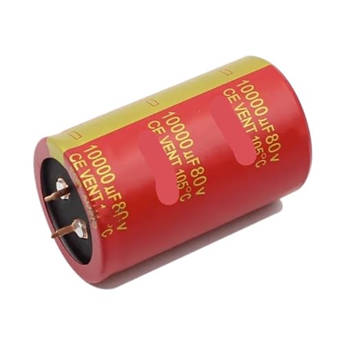 Condensador electrolítico 10000UF 63V bata roja con patas de cobre de alta conductividad