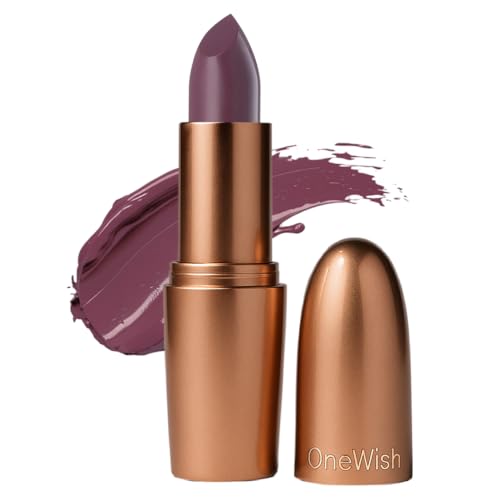 Image of One Wish Creamy Matte Lipstick Long Lasting for Women - Wined Up Shade 09 | Full Coverage | Creamy Formula | No Flaky Lips | No Dryness| High-Pigment |SPF | Vitamin E, Almond Oil & Shea Butter for Moisturising Lip | 8 Hrs Lasting | Smooth Finish | 3.8 gm