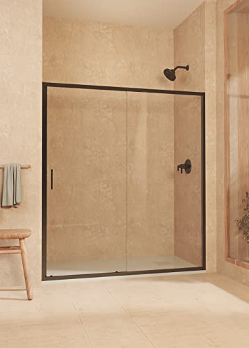 SOULBATH Mampara de Ducha Frontal corredera + Fijo, con...