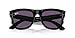 Ray-Ban RBR0502S Wayfarer Reverse Sunglasses, Black/Violet, 53 mm