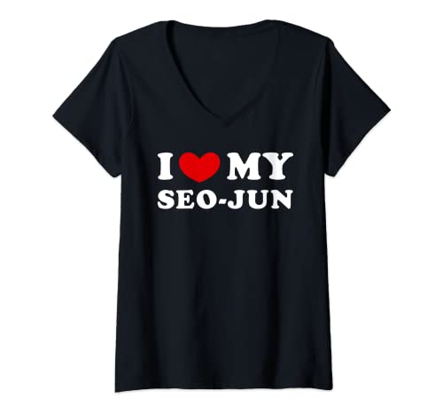 I Love My Seo-Jun, Amo A Mi Seo-Jun Camiseta Cuello V
