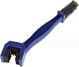 自転車・オートバイ用 3 サイドチェーンブラシセット チェーンダスト・ブレーキ汚れ落とし メンテナンスクリーニングツール (A)