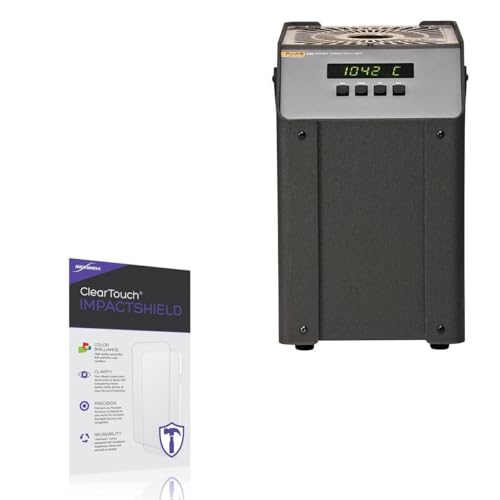 BoxWave Screen Protector Compatible With Fluke Calibration 9150 - ClearTouch ImpactShield (2-Pack), Impenetrable Screen Protector Flexible Film