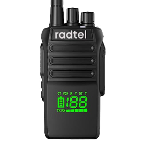 Radtel RT-493 GMRS Radio 10W IP67 Waterproof Handheld, 199 CH Long Range Two Way Radio for Adults, GMRS Repeater Capable, UHF Scanning & Receiving, 2800mAh Type-C Charging