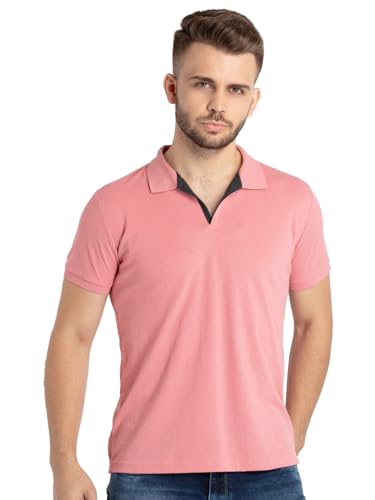 Image of Status Quo Men's Polo T-Shirt | Rich Cotton Blend | Slim Fit | All Day Comfort | Contrast Inner Placket | Polo Collar