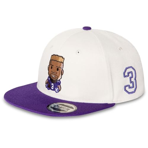 Casquette NFLPA Emoji Odell Beckham Jr. Snapback aux finitions soignées pour collectionneur