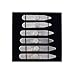 Flocade Three Pairs Magnetic Metal Collar Stays For Men.2.2/2.5/2.75 Inches. Rustless Iron Collar Stays.