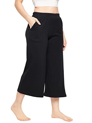 Image of Clovia Women's Regular Fit Mid Rise Capri