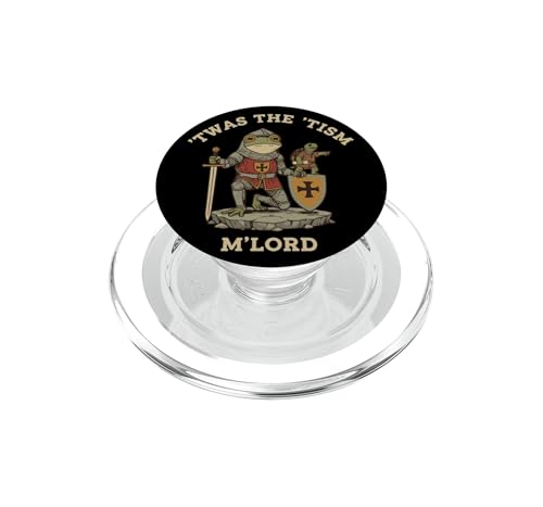 PopSockets PopGrip pour MagSafe Tism M'Lord support de téléphone grenouille chevalier