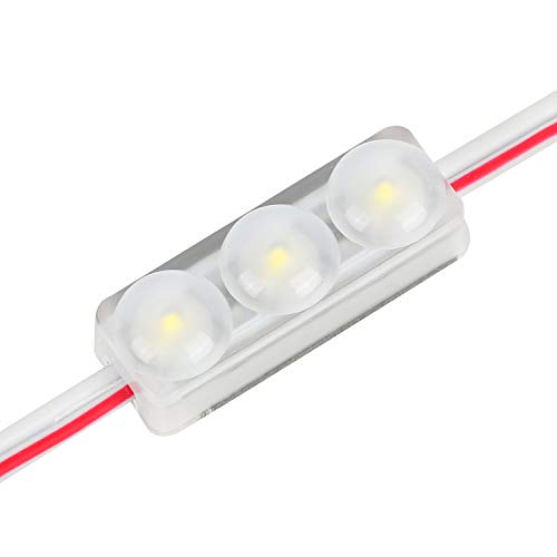 Image of Q QINGCHEN Mini LED Module UL Listed DC12V 6500K White 0.5W Waterproof Decorative Light for Lightbox Letter Advertising Signs with Tape Adhesive Backside (100pcs Pack)