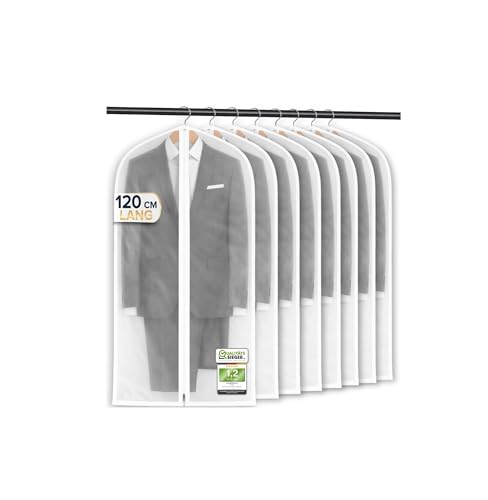 FiRiO® 8 x Premium Kleidersäcke mottensicher, atmungsaktiv...