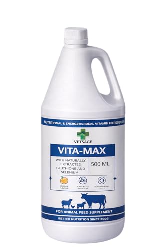 Image of VitaMax Multivitamin Feed Supplement for Cattle and Pets, Comprehensive Vitamin Blend for Animal Nutrition and Balanced Daily Dietary Requirements | 500 ml