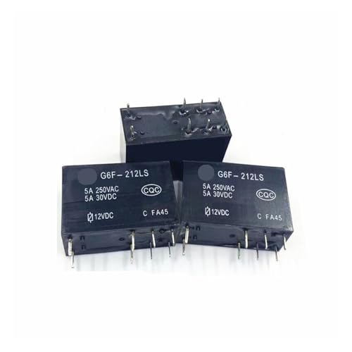 Relais 12V 5A performant avec boîtier 8DIP G6F-212LS pour automatisme