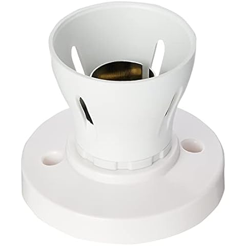 Knightsbridge White Ceiling Rose with BC Lampholder Cover