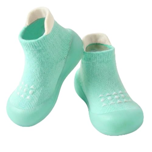 Image of Hstyle Baby Sock Shoes Toddler Boys Walking Shoes Infant Slippers Sneakers | Non-Slip,Soft Rubber Sole,Lightweight,1st Birthday Gifts for Baby Boys Girls