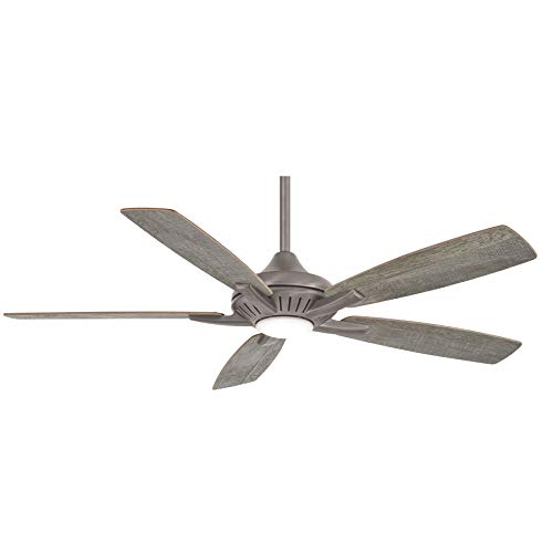 Minka-Aire F1000-BNK Dyno 52 Inch Indoor Ceiling Fan with Integrated LED 16W Dimmable Light in Burnished Nickel Finish