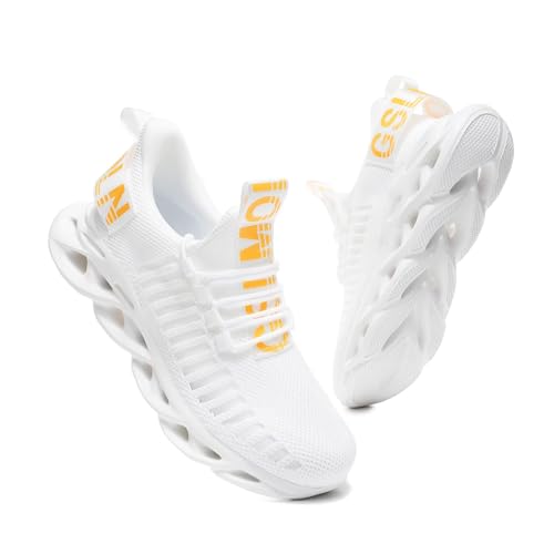 Image of GSLMOLN Men's Slip on Breathable Walking Shoes Ultra Lightweight Casual Sport Gym Fashion Sneakers