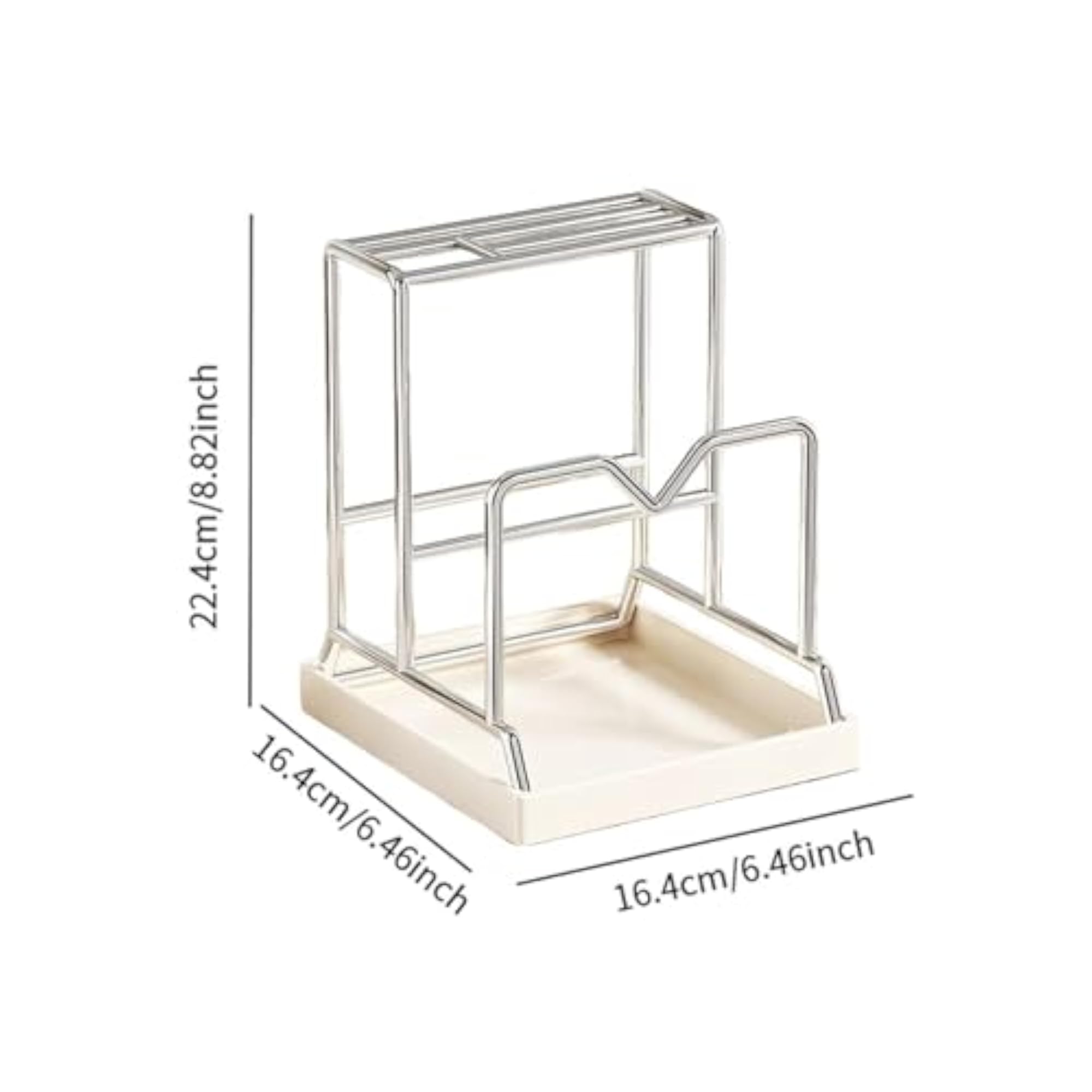 VELURA Cutting Board Holder Rack Organizer for Kitchen