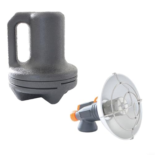 NiuLumea Calentador de propano portátil para camping, estufa de gas ajustable de 4300 BTU con encendido electrónico, unidad de calefacción de aleación de magnesio con funda de transporte (calentador