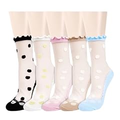 5 Pack-ruffle Polka Dot
