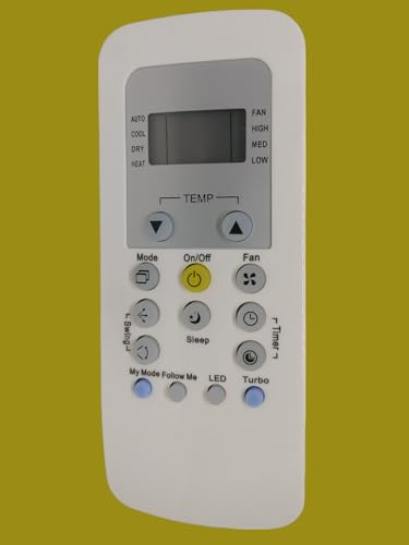Image of AMAZOR Compatible /Replacement Carrier AC Remote Control - Suitable for 1 Ton, 1.5 Ton, 2 Ton Split & Window Air Conditioners (Exact Matching Remote Required) (Model 11 Same)