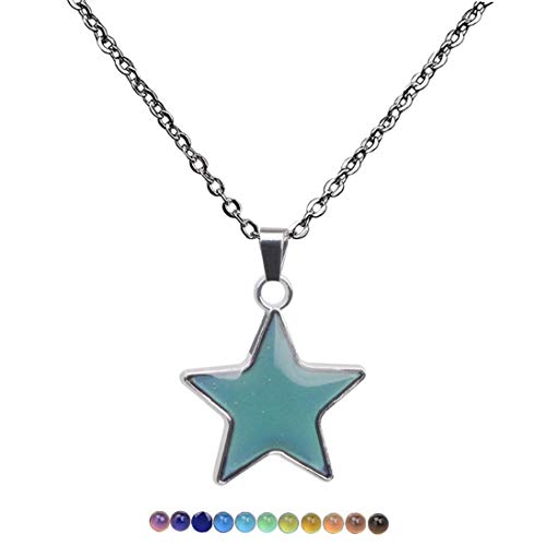 BYFRI Regalo Colgante mágico 1pc Colgante de la Estrella del Estado de...