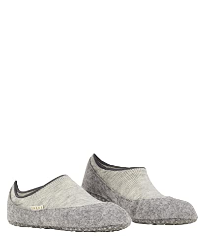 FALKE Stoppersocken Cosyshoe Invisible W Hp Wolle rutschhemmende Noppen 1 Paar, Grau Light Grey Melange 3204, 37-38