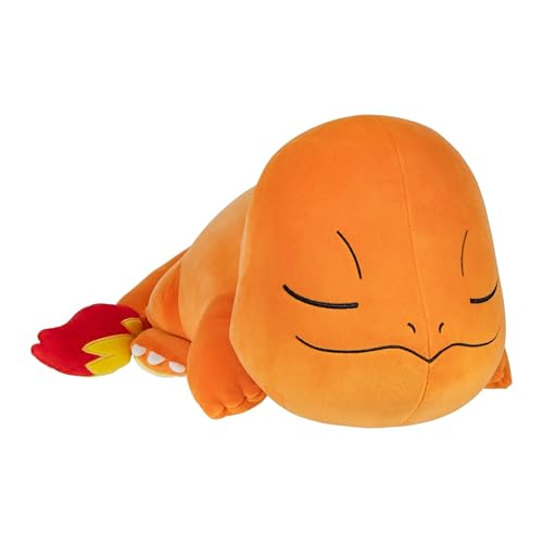 Peluche Charmander endormi 46 cm pour créer un coin lecture apaisant
