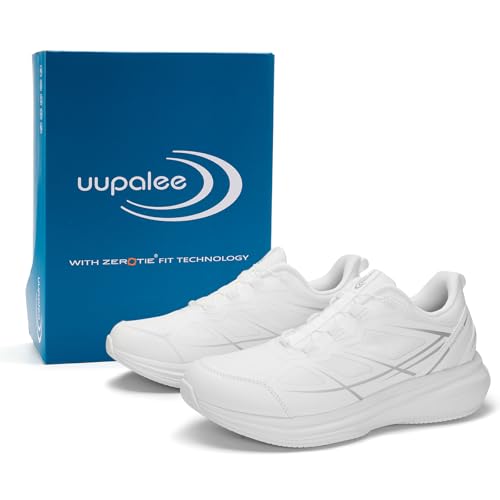 Image of uupalee World's First Adjustable Hands Free Shoes for Women Men - Self Lacing Walking Shoes with Innovative Design, No-Tie Laces, No-Bend Convenience, Slip on & Slide & Go