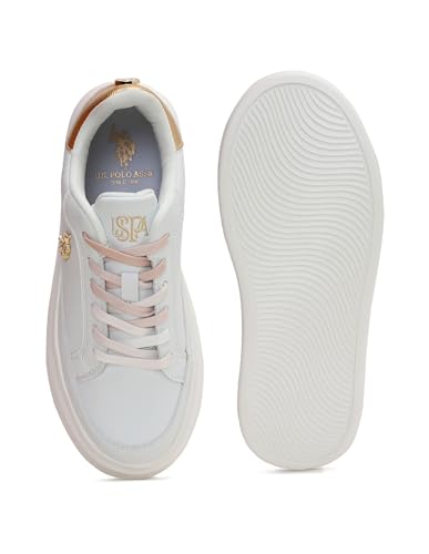 Image of U.S. Polo ASSN. Eleanor 3.0 Nude Light Weight Sneaker Shoes