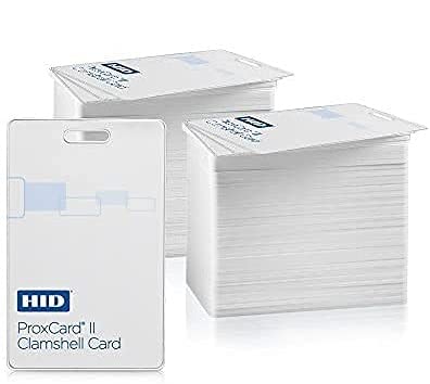 Genuine HID ProxCard II 1326 LMSMV Clamshell Proximity Card for Access Control. Pre-Programmed Standard 26 bit H10301 Format. (50 Pack)