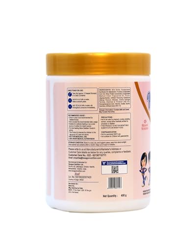 Image of PediaGold Nutrition Mix Powder for Children | For 2-14 Years | Mango-400g | Zero Sucrose | 6g protein per serving | Supports Overall Health Boosts Immunity | Nutritional Supplement for Kids Growth