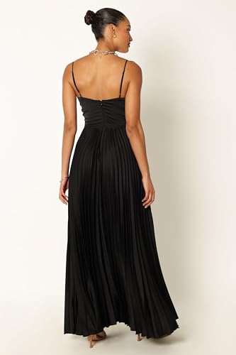 Petal & Pup Women's Naira Pleated Maxi Dress4