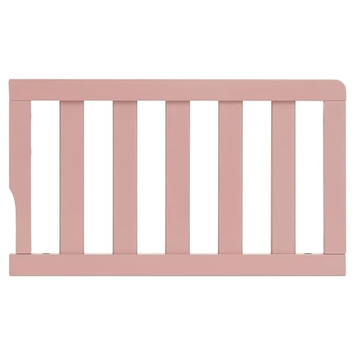 Dream On Me Universal Convertible Crib Toddler Guard Rail in Deep Pink, Compatible with Select Dream On Me Cribs, Crib to Toddler Bed Conversion, Easily Attachable
