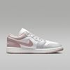 Nike Air Jordan 1 Low Zapatos para Mujer (Rosa Partícula/Blanco/Gris Neutro) 6