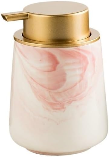 Kitchen Soap Dispenser Soap Dispenser Ceramic Foaming Bottle Refill Bottle Hand Soap Shampoo Shower Gel Home Bottle Hotel Bathroom Press Bottle Bathroom Soap Dispenser(A)