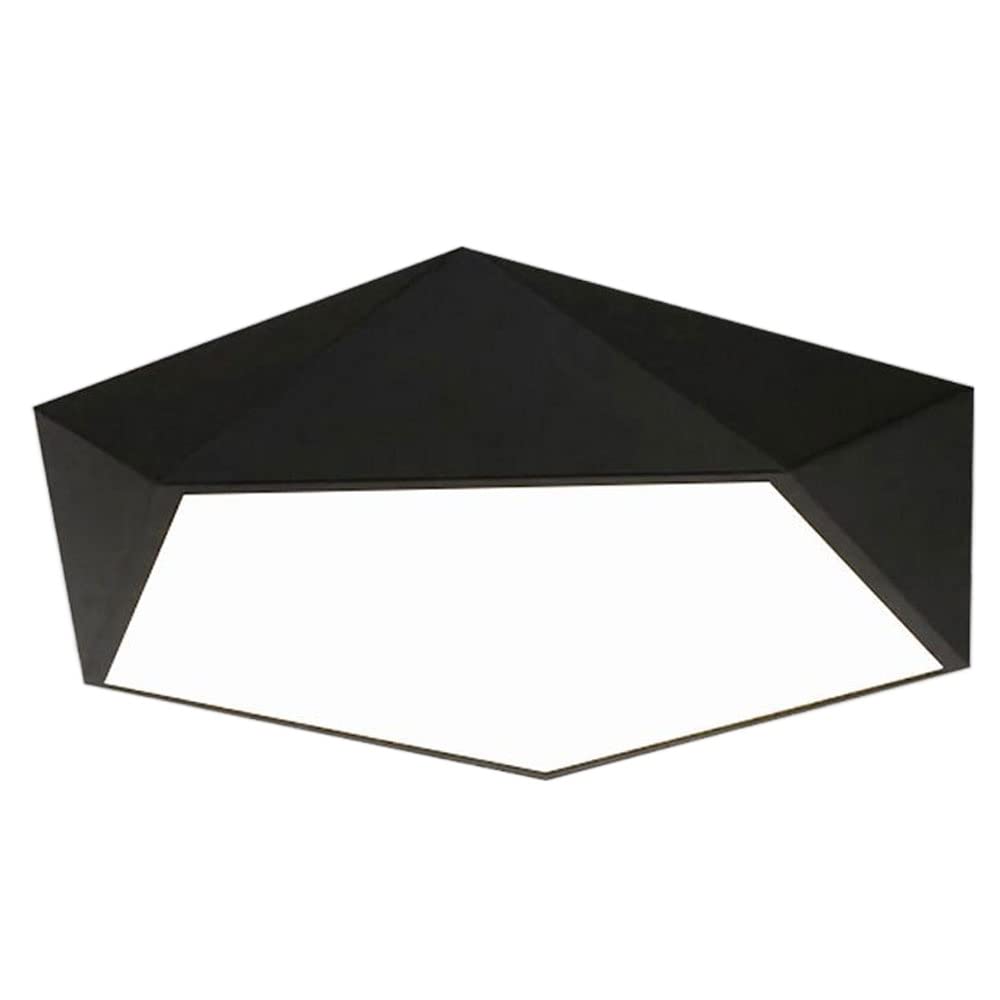 Plafonnier LED nordique ultra-mince de 50cm avec éclairage trois couleurs