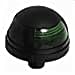 Attwood Pulsar153; 1-Mile Deck Mount, Green Sidelight - 12V - Black Housing