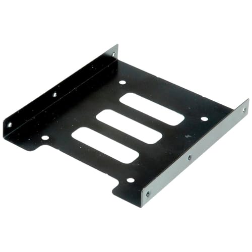 ROLINE Adattatore di montaggio HDD/SSD, telaio da 3,5 pollici per 1 HDD/SSD da 2,5 pollici, metallo, nero