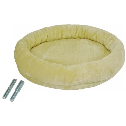 nanook - couchette, Chaise Longue XL - Surface de Couchage Ø 53 cm - Convient aux Grands Chats - pour poteaux à griffer M8 M10 et poteaux en sisal - avec vis...