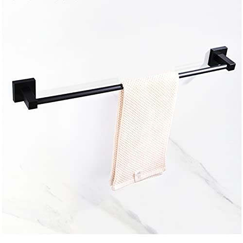 Support serviette aluminium moderne de forme carrée pour fixations murales - 4