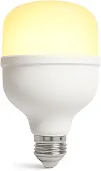 Lâmpada Led Bulbo 20w 3000k Branco Quente Bivolt 127v e 220v Luz Amarela para Ambientes Aconchegantes E27 Econômica (1)