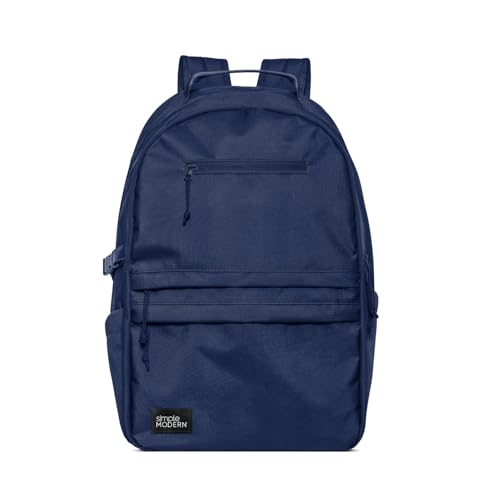 Image of Simple Modern Kids Backpack for School | 25L Laptop Backpack | Navy | Ellis Bookbag for Girls, Boys | Cute Backpack for High School, College, Teens | Navy