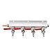 Collettore del Gas a 4 Vie Distributore di CO2 a 4 Vie per Casa Distributore di CO2 Splitter per Birra Valvole di Ritegno Integrate per Birra Artigianale Strumento per la Produzione di Birra