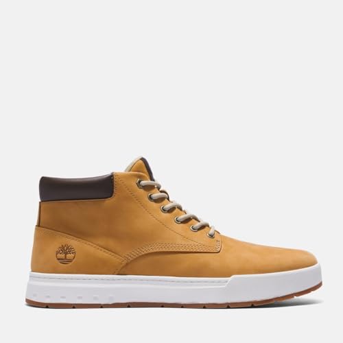 Image of Timberland Maple Grove Leather Chukka Boots for Men - Premium Leather Upper with REBOTL Fabric Lining, and Round Toe Design